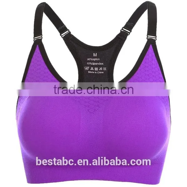 High Quality Ladies Sports Bra Tops Fitness Yoga Wear photo-3