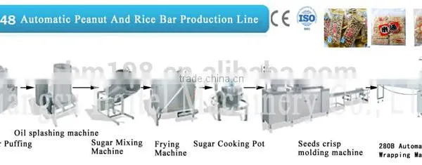 New Style Newly Full Auctomatic Peanut and Rice Bar Producing Line 2016 photo-3