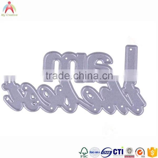 Metal Stencil Words Cutting Dies for Scrapbooking photo-2