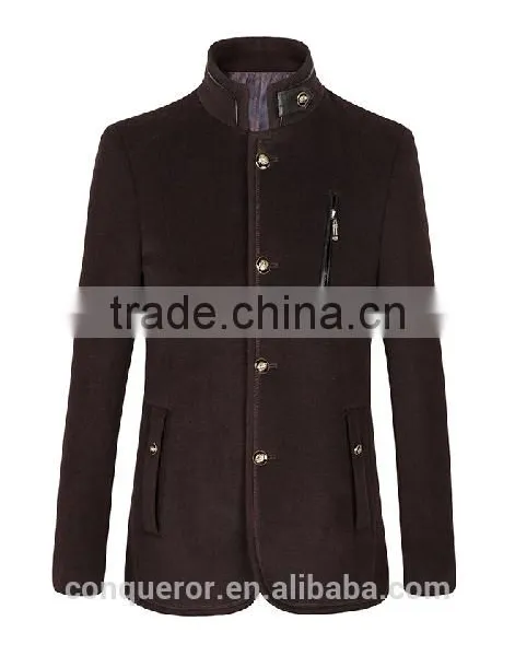 Wool Winter Men Overcoat BCL009 photo-3