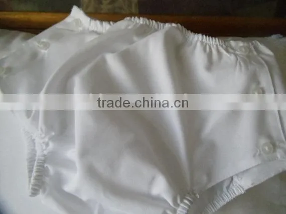 Wholesale Baby Bloomers Lily White Bloomer Baby Diaper Cover photo-2