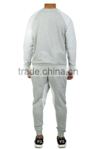 Raglan Sleeve Zipper up Custom Cotton Tracksuits New Design photo-3