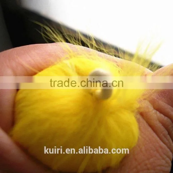 KR 100% Real Rex Rabbit Fur Pom Pom/Colorful Rabbit Fur Ball Keychain 6-10cm Bag Pendant photo-6