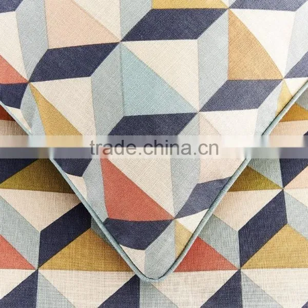 Printed on Linen-look Cotton Quilt Cover photo-3