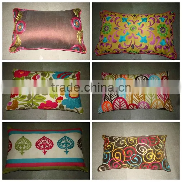 Beautiful Colourful Embroidered Cushion Covers Collection