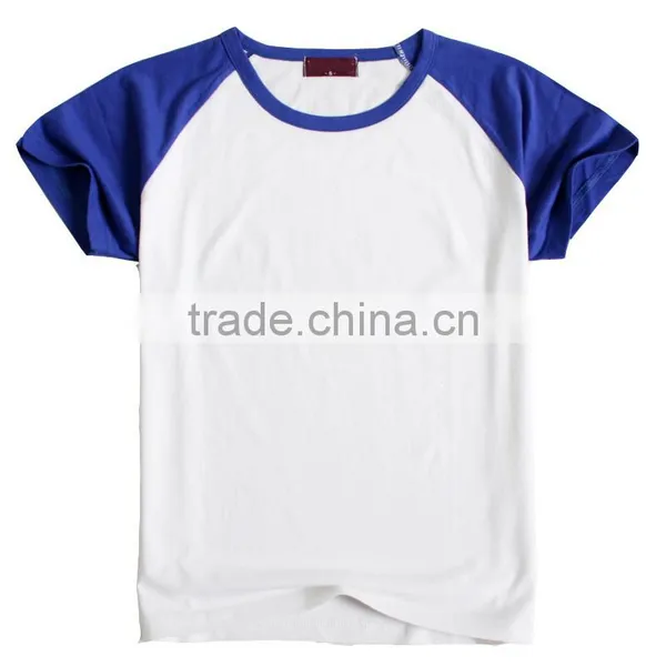 Round Neck Short Raglan Sleeves T-shirt for Promotion photo-6