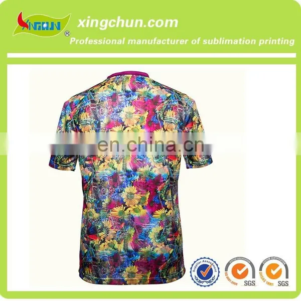 100% Polyester Men T-shirt With Full Colour Printing photo-2