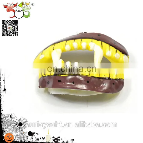 Multicolor Funny Halloween Plastic False Teeth Toy photo-4