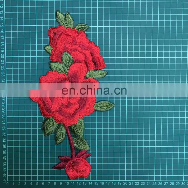 so Beautiful High Quality Sew on 3D Flower Patch for Garment photo-3