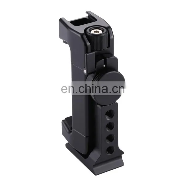 Mobile Accessories PULUZ 360 Degree Rotating Universal Phone Metal Clamp Holder Bracket Phone Holder photo-2