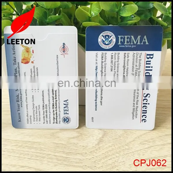 Factory Custom Vertical Plastic ID Card Holder photo-3