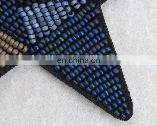 New Developing Star Beaded Patch Handmade Applique photo-3