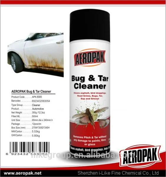 Effectively Bug and Tar Cleaner Pitch Cleaner Tree Sap Removal