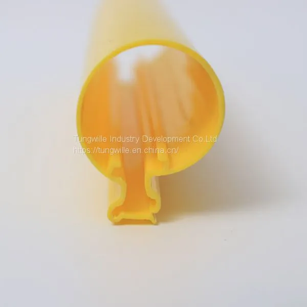Custom PC PMMA PVC ABS PP PE Materials Plastic Extrusion Plastic Profiles photo-3