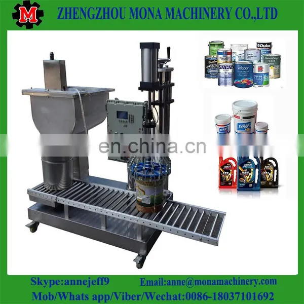 Water Based Paint Bucket Filling Machine/paint Bucket Weighing Filling Sealing Machine photo-6
