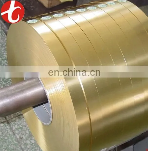 ASTM C2600 C26000 1/2 Hard Brass Strip Rolls From China Supplier photo-5