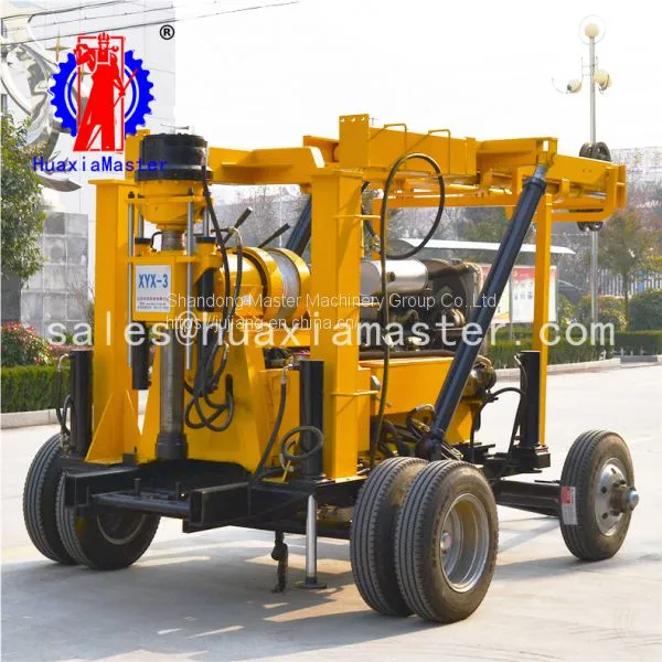 XYX-3 Wheeled Hydraulic Core Drilling Rig photo-5