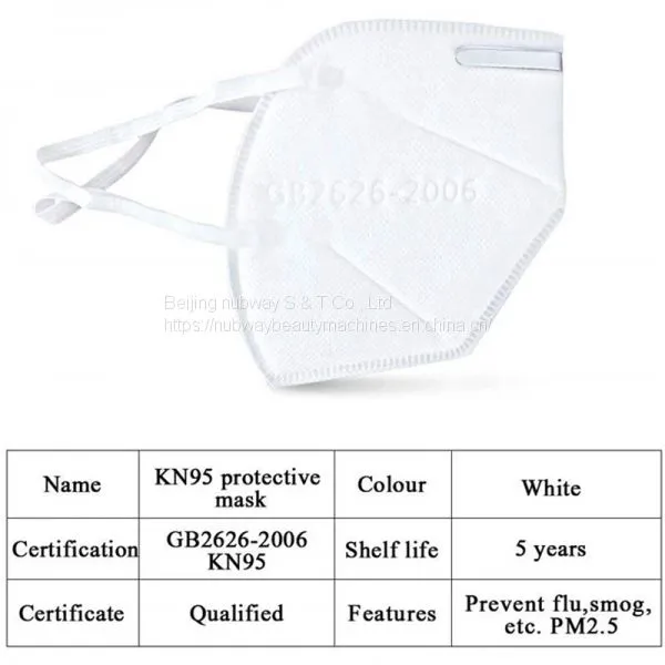 Washable 2ply Nonwoven Kn95-mask Kn95 Disposable Filter Face Mask photo-3