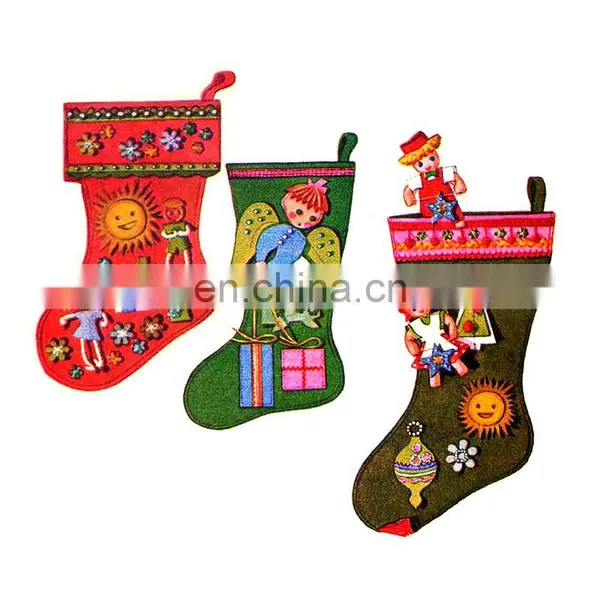 Wall Hanging Decoration DIY FeltChristmas Stocking photo-5