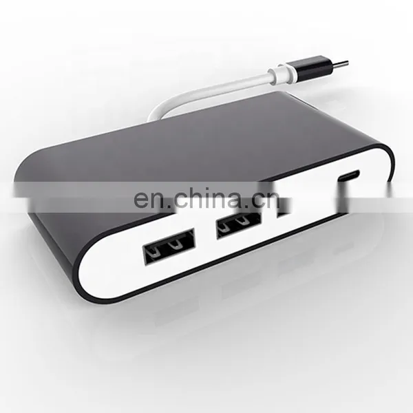 Aluminium Alloy PVC 4 in 1 Usb 2.0 Type c Adapter photo-5