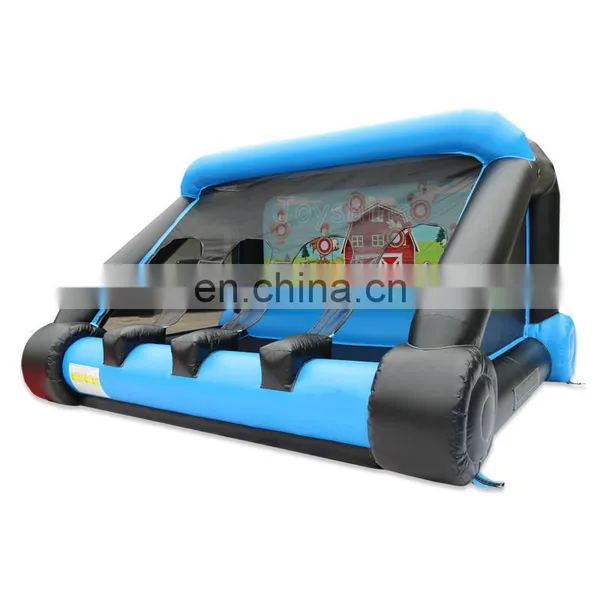 Interactive Basketball Inflatable IPS Shooting Game Combi Sport Arena For Kids and Adult photo-2