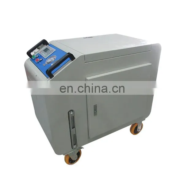 LYC-C10 High Filtration Precision Movable Pushcart Engine Oil Purifier With Protective Housing photo-4