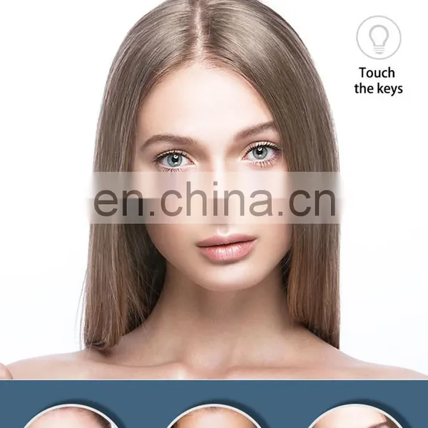 Wholesale 360 Degree 8 Inch LED Makeup Mirror Round Glass Mental Magnification Standing Make Up Mirror photo-5