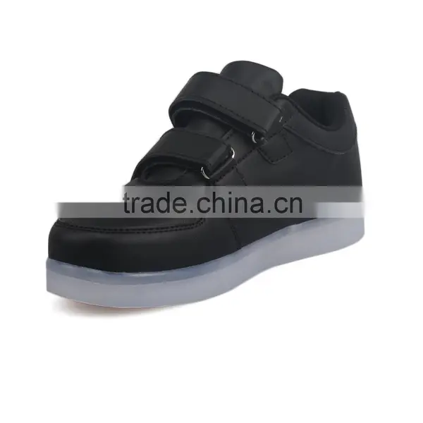 2016 New Arrival Kids/children USB Charging LED Flashing Light Shoes Sneaker photo-2