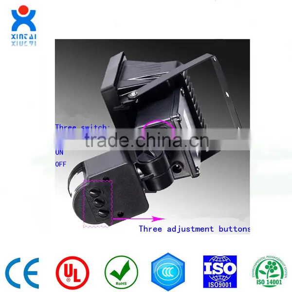 Solar Panel Supply Power Led Flood Light With PIR Motion Sensor photo-2