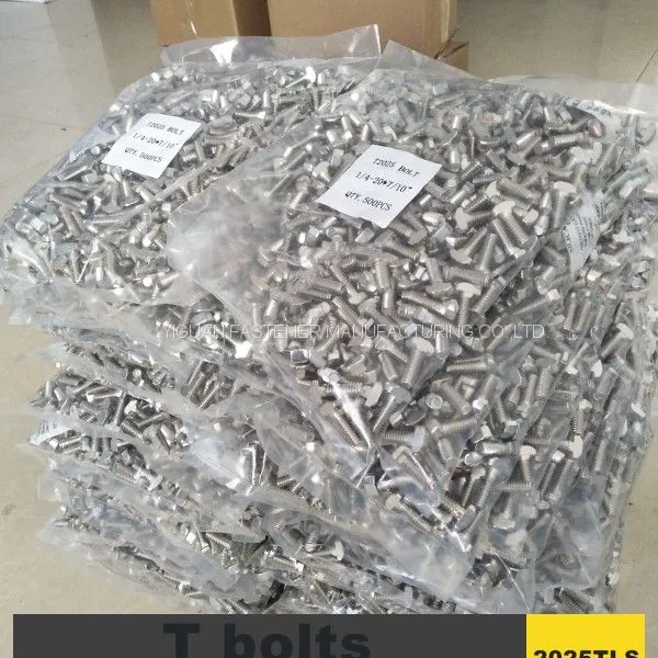 2525 Customized T Slot Bolts