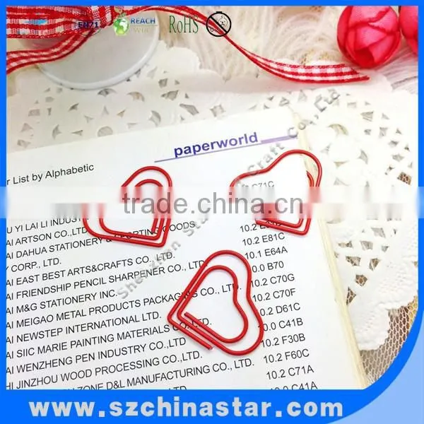 Beautiful Heart Shape PET Coated Paper Clip photo-6
