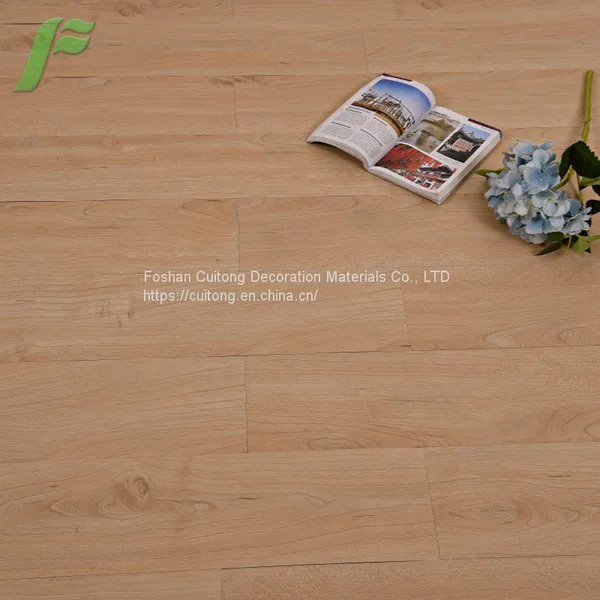 Guangdong Wholesale Office Plastic Floor Rental House Floor Renovation With PVC Floor Shop Wood Grain Stone Plastic Floor Tile photo-2