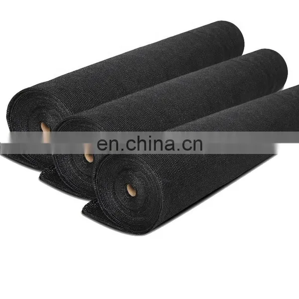 Fabrica de venta directa 100% de polietileno de alta densidad red de sombra negra jardin invernadero terraza