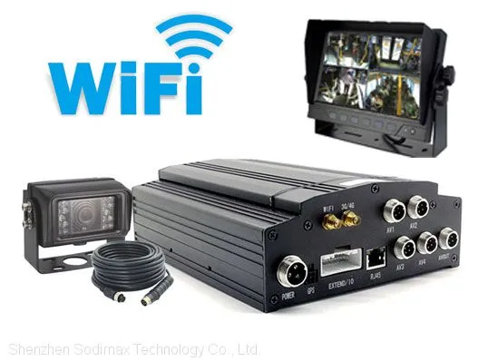 Vehicle CCTV Camera Video Recorder 9 Channel Wireless 4G Mdvr WiFi Mobile DVR photo-3