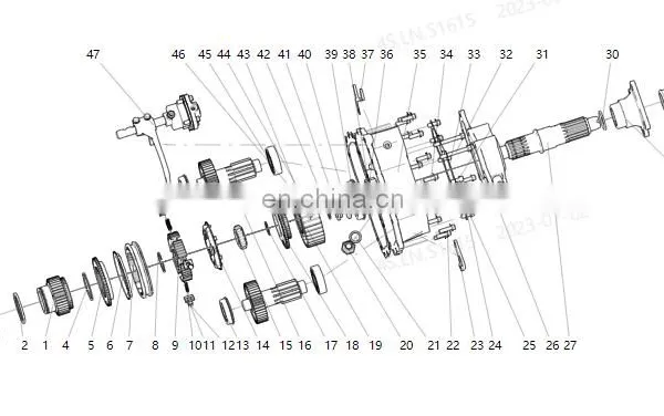 HW90710 HW90710C Truck Spare Parts Synchronizer Ring WG2210103687 photo-2