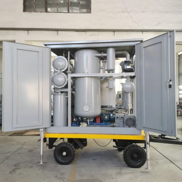 Closed Trailer Type Two Stages Transformer Oil Filtration System photo-4