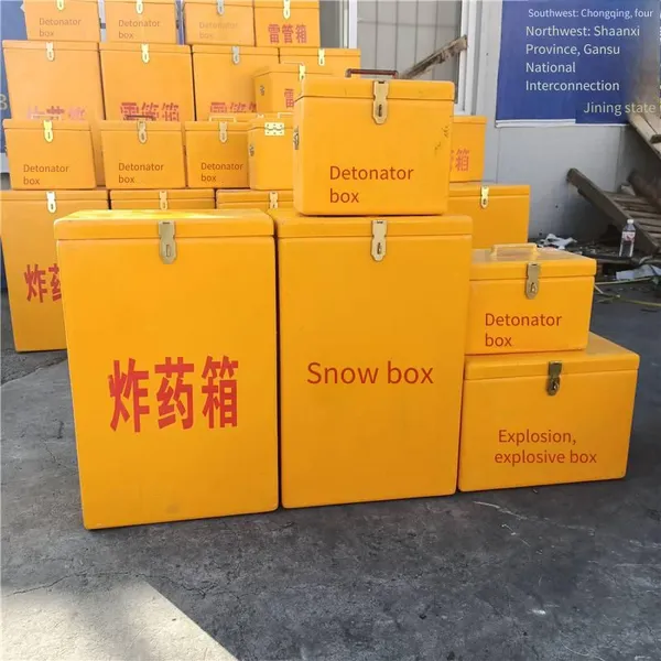 Copper Lock Explosive Box, Made of Fiberglass, Underground Insulated Gunpowder Box, Hand-held Detonator Box photo-4