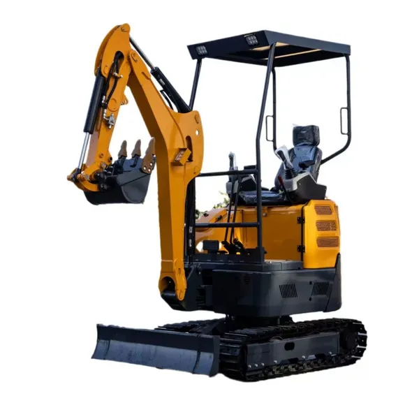 Compact 0.8T Mini Excavator With Blade and Rubber Tracks for Tight Space Operations photo-4