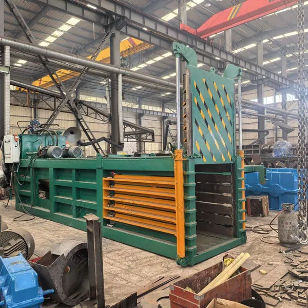 Waste Carton Paper Baler Equipment Cardboard Hydraulic Pressing Baling Machine