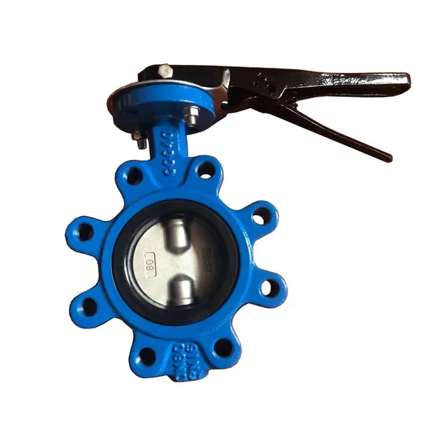 Butterfly Valves Factory DN150 PN16 Direct Selling High Quality Ductile Iron Body Lug Type Central Lined Butterfly Valve