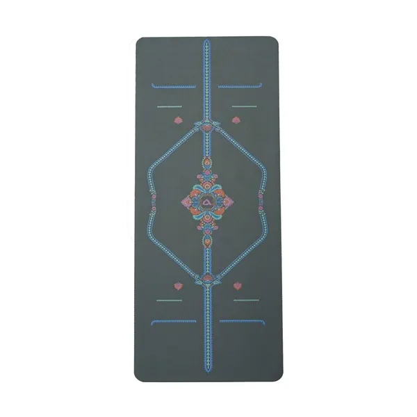 Wholesale Custom Logo PU Rubber Gymnastic Pilates Yoga Mat Waterproof Exercise Mat for Home Workout Made From Natural Rubber photo-2