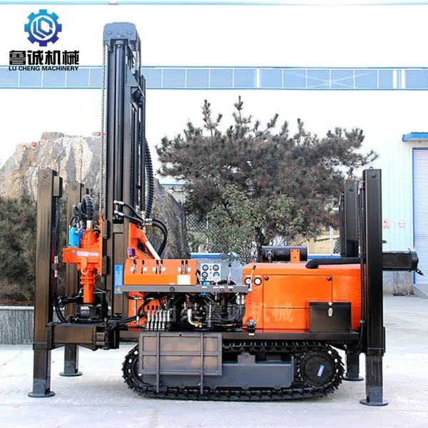 200m Tracked Pneumatic Drilling Rig, Diesel Powered Hard Rock Water Well Drilling Rig, Rural Water Supply Drilling Equipment photo-4