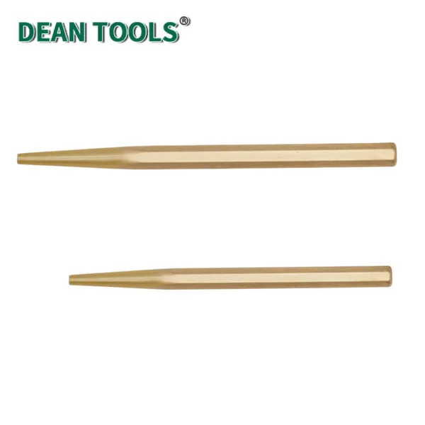Non-Sparking Drift Pin Punch(Hex) 150*8mm Length,Drift Hex Pin Punch,Spark-free Safety Tool, Beryllium Copper photo-2