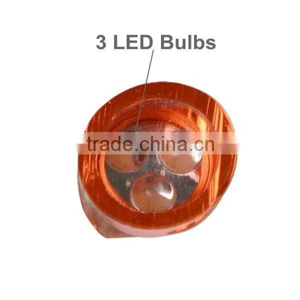 High Quality Orange 3 LED Keychain Bottle Opener Torch photo-3