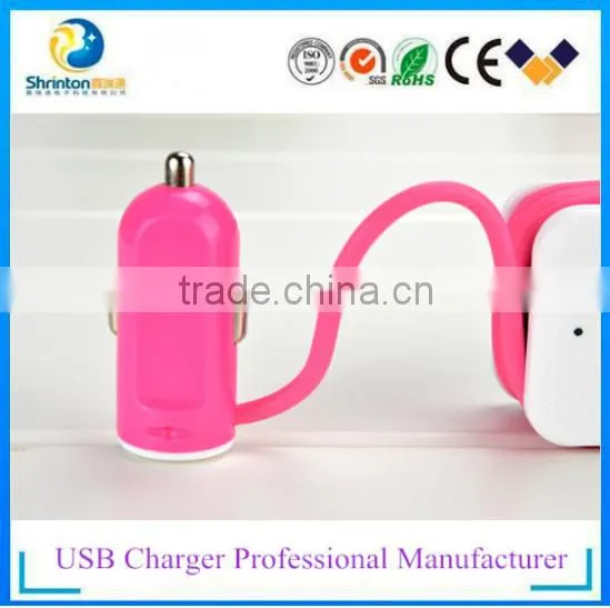 2015 New Design 5V 1A Car Charger With 4 USB Port 4.3A USB Adapter photo-4