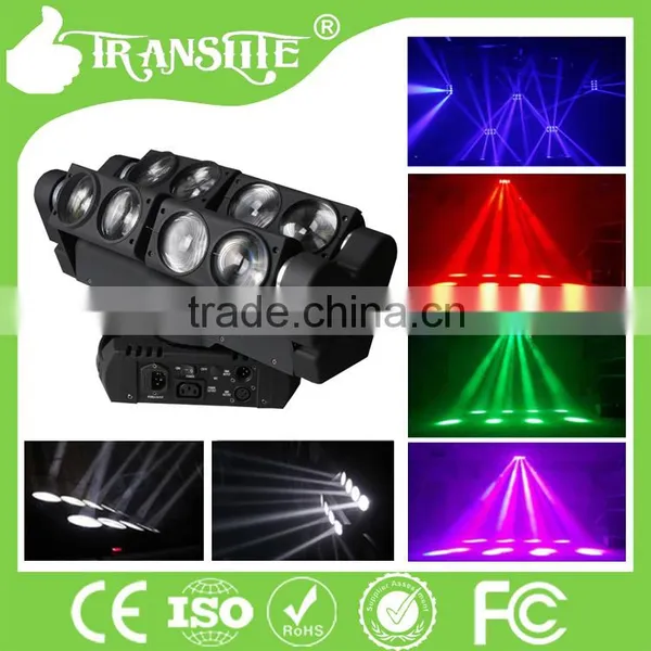 Stage Lighting Effect Led Moving Beam Spider Light 8 Eyes Led Beam Spider Light 13/37 Channel Spider Light Party Lighting photo-3