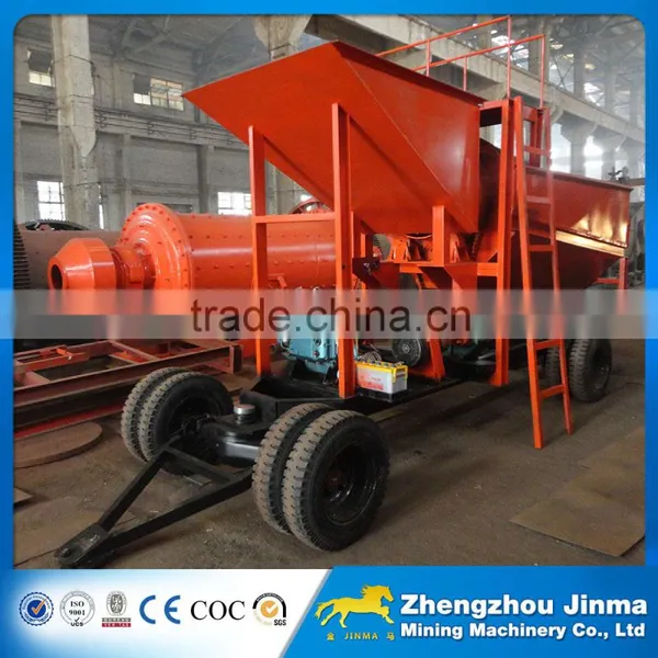 Mobile Rieve Gold Sand Washing Plant With Double Deck Screen Mesh photo-5