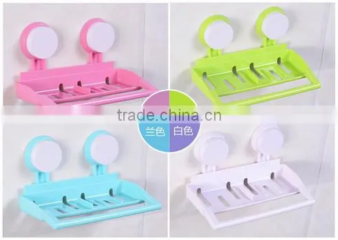 AN614 ANPHY Wall Mounted Plastic Soap,Towel Multifuction Storage Shelf photo-2