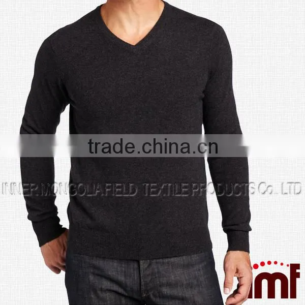 Cashmere Men's 100% Cashmere V-Neck Sweater photo-3