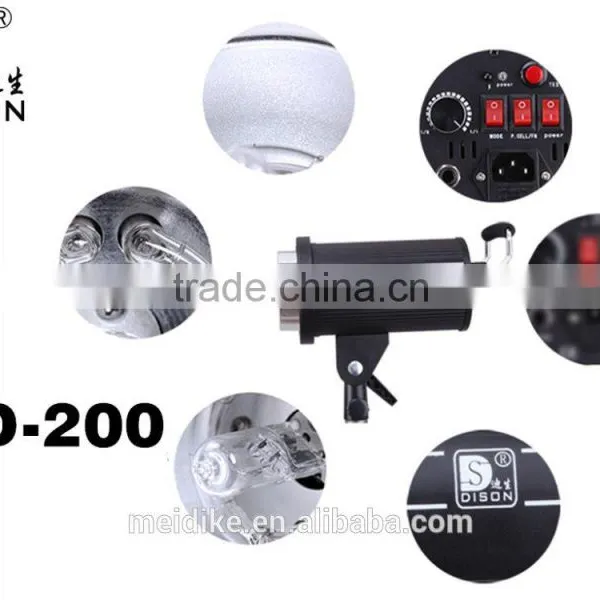 Dison Mini Type 200W LED Studio Light With Ring Flash, Digital Led Video Camera Light photo-3